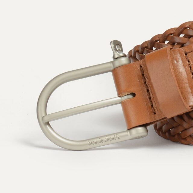 Bleu De Chauffe - Ceinture Manille Tressée - Pain brûlé