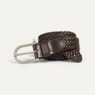 Bleu de Chauffe - Ceinture Manille Tressée  Palissandre