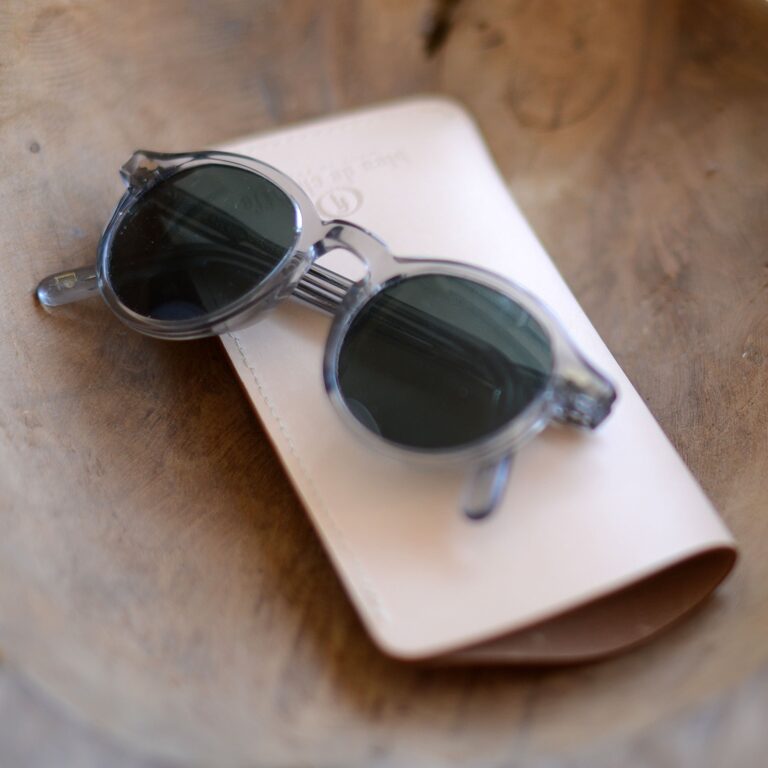 Bleu De Chauffe - Etui Lunette Binocle - Naturel