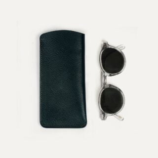 Bleu de Chauffe - Etui Lunette Binocle – Bleu Paon