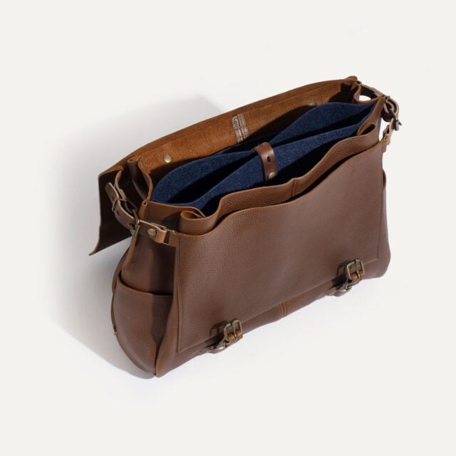 Bleu De Chauffe - Sac Executive Postier 48h Irving - Brun ambré