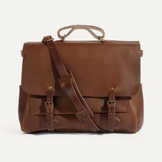Bleu de Chauffe - Sac Executive Postier 48h Irving – Brun ambré
