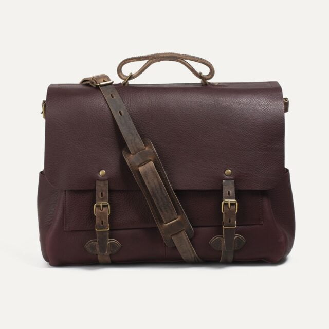 Sac Executive Postier 48h Irving – Tourbe par la marque Bleu de Chauffe Bleu de Chauffe - Sac Executive Postier 48h Irving – Tourbe