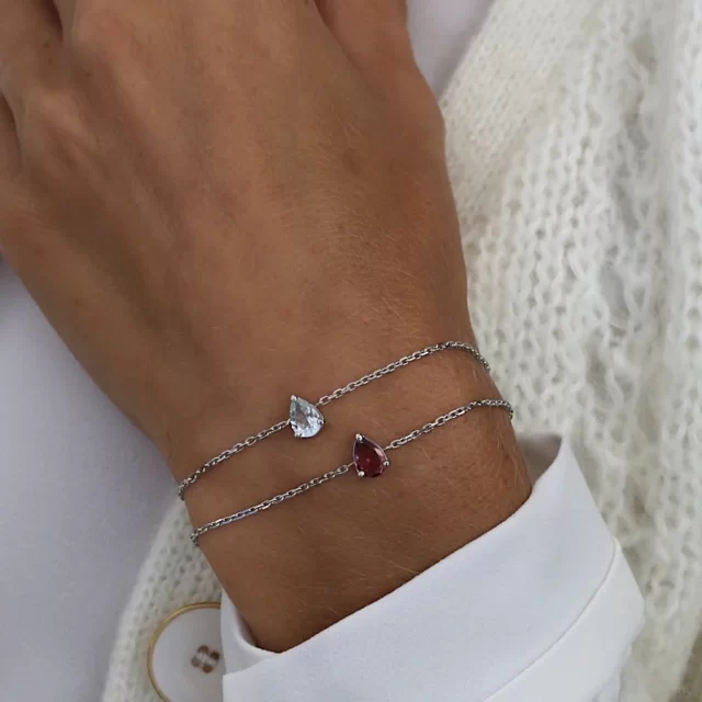Gemografic - Bracelet Iria Topaze Blue London