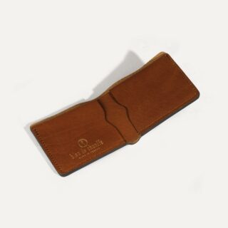Bleu de Chauffe - Portefeuille Peze – Brun ambré