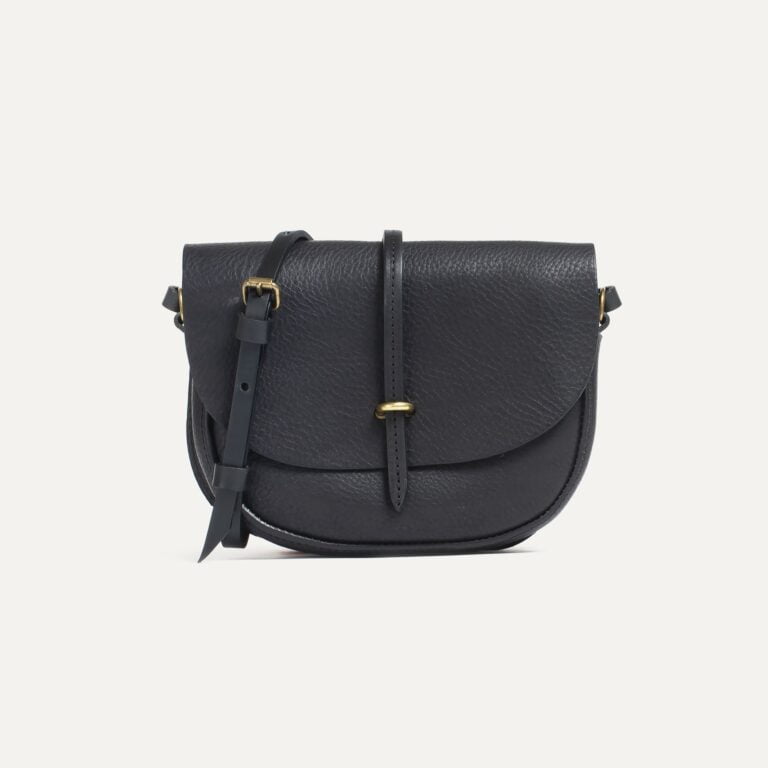 Bleu De Chauffe - Mini sac postier Java - Noir