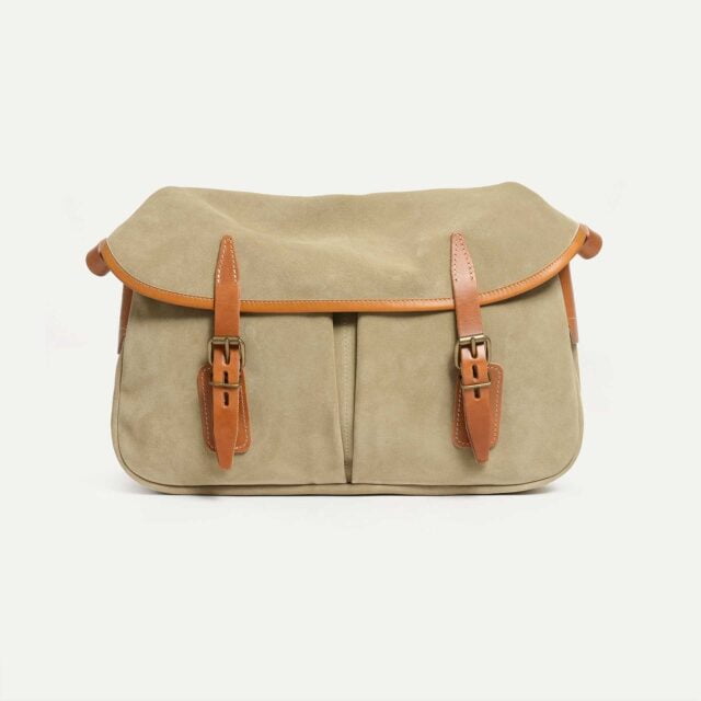 Bleu de Chauffe - Musette du Pêcheur S / Cuir Velours – Rock