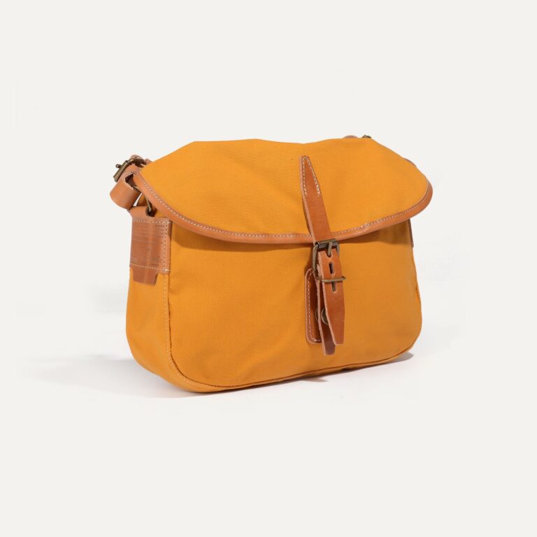 Bleu De Chauffe - Musette du Pêcheur XS / toile - Ocre Jaune