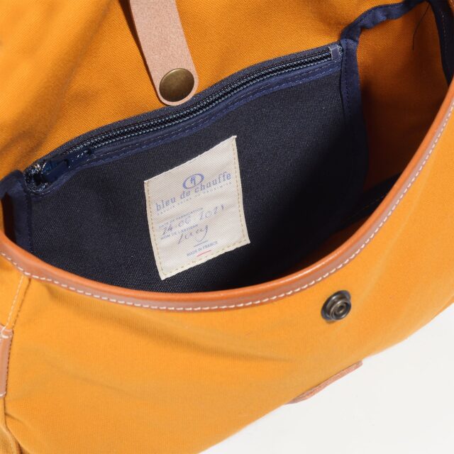 Bleu De Chauffe - Musette du Pêcheur XS / toile - Ocre Jaune
