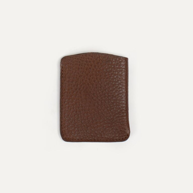 Bleu De Chauffe - Porte cartes visites Intro - Brun ambré