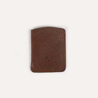 Bleu de Chauffe - Porte cartes visites Intro – Brun ambré