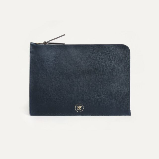 Bleu de Chauffe - Porte documents NEMO – Bleu de Chauffe x Élysée / Bleu Caban