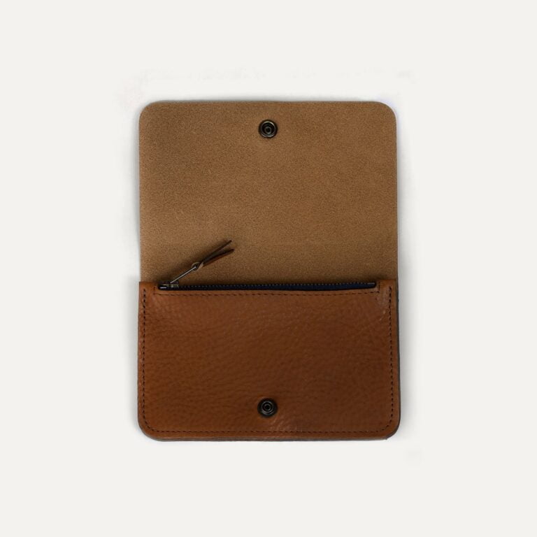 Bleu De Chauffe - Portefeuille Grisbi - Brun ambré