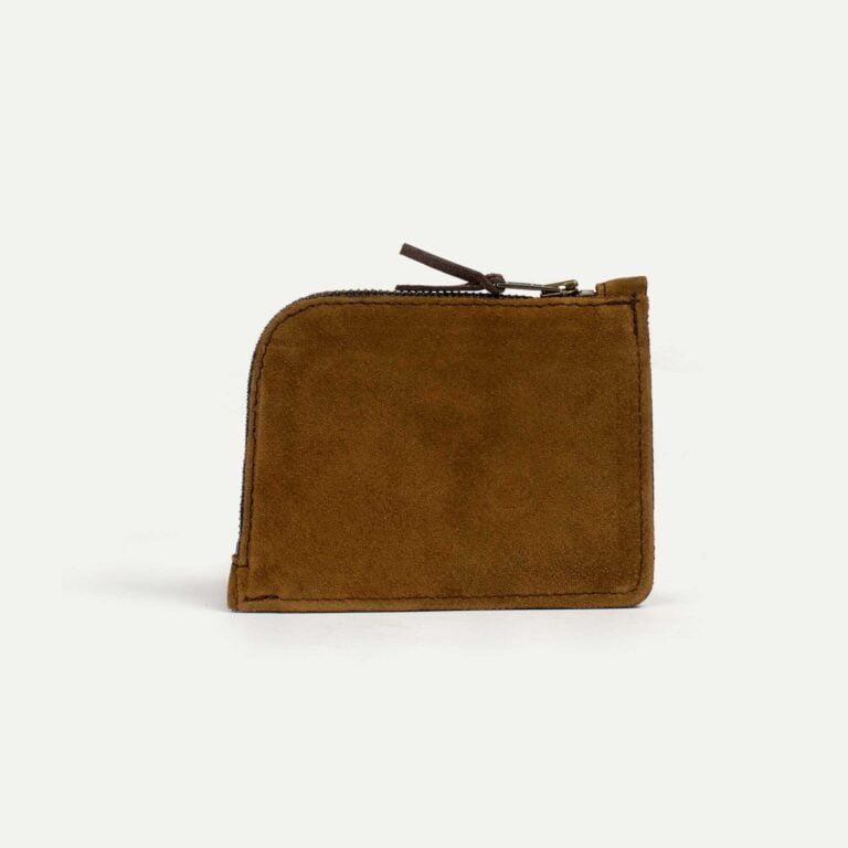 Bleu De Chauffe - Porte monnaie zippé As / M - Marron Noisette