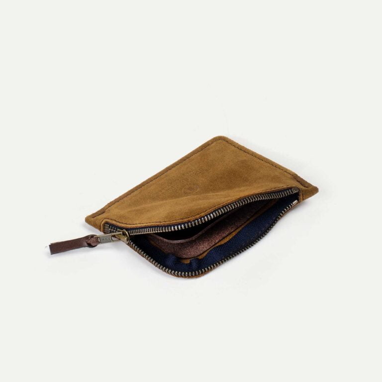 Bleu De Chauffe - Porte monnaie zippé As / M - Marron Noisette