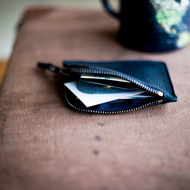 Bleu De Chauffe - Porte monnaie zippé As / M - Bleu Marin