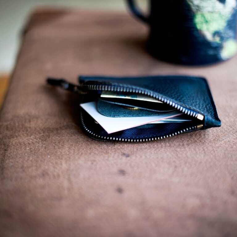 Bleu De Chauffe - Porte monnaie zippé As / M - Bleu Marin