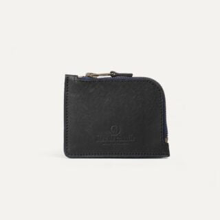 Porte monnaie zippé As / M – Noir par la marque Bleu de Chauffe Bleu de Chauffe - Porte monnaie zippé As / M – Noir
