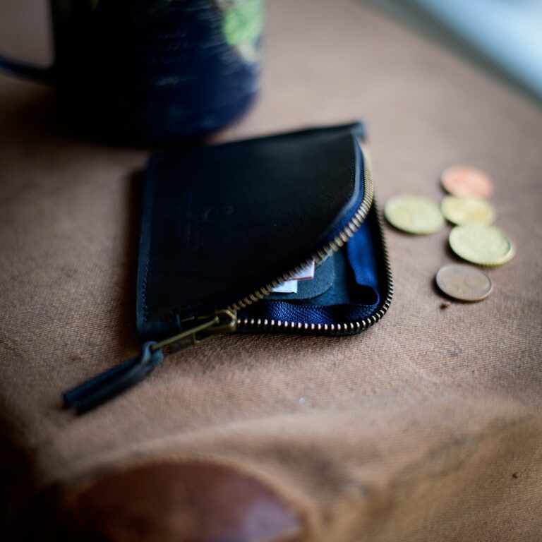 Bleu De Chauffe - Porte monnaie zippé As / M - Noir
