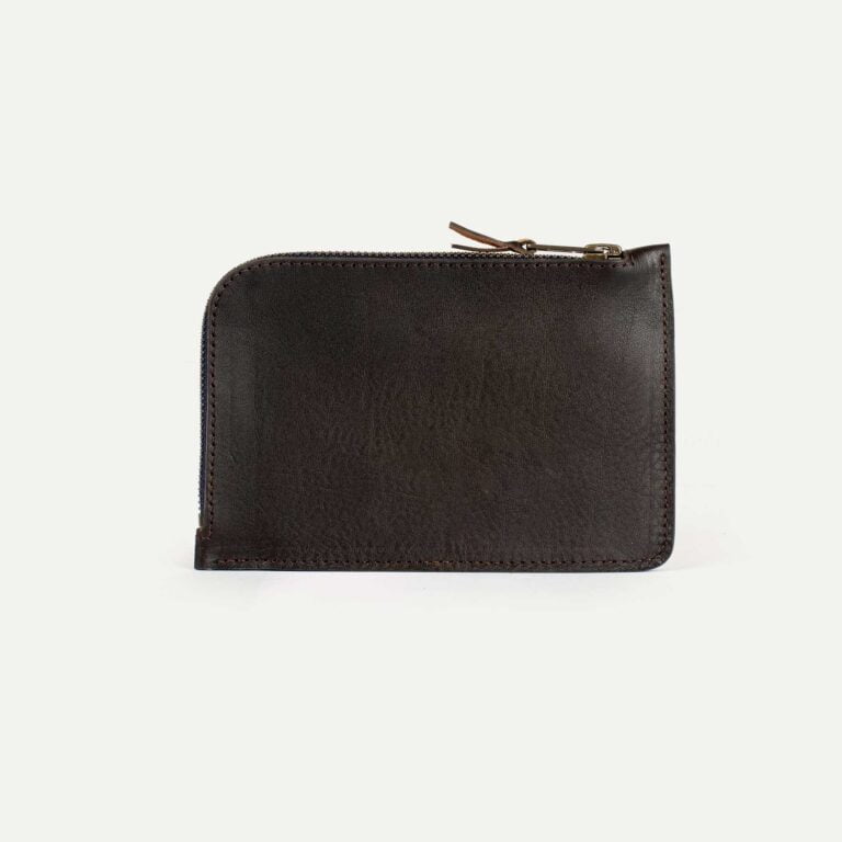 Bleu De Chauffe - Porte monnaie zippé Pognon / L - Marron Brun