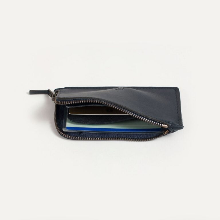 Bleu De Chauffe - Porte monnaie zippé Pognon / L - Bleu Marin