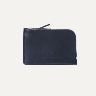 Bleu de Chauffe - Porte monnaie zippé Pognon  / L – Bleu Marin