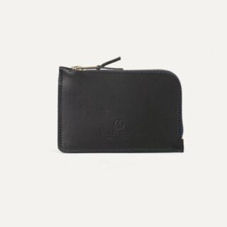 Bleu de Chauffe - Porte monnaie Zippé Pognon / L – Noir