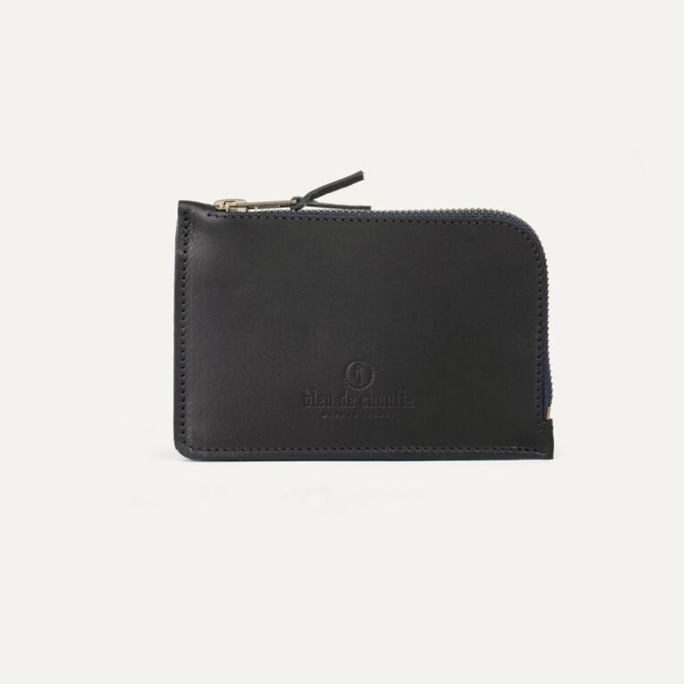 Bleu De Chauffe - Porte monnaie Zippé Pognon / L - Noir