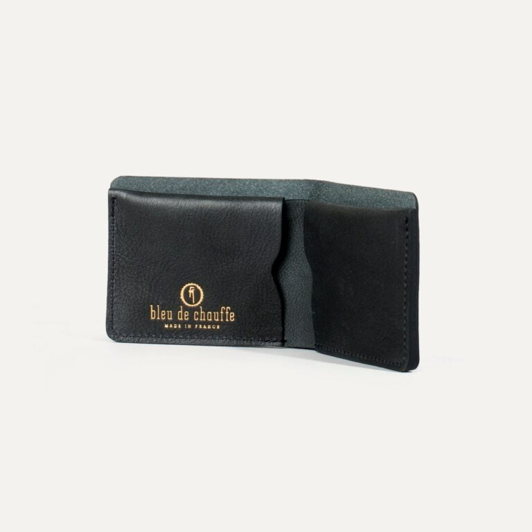 Bleu De Chauffe - Portefeuille Peze - Noir
