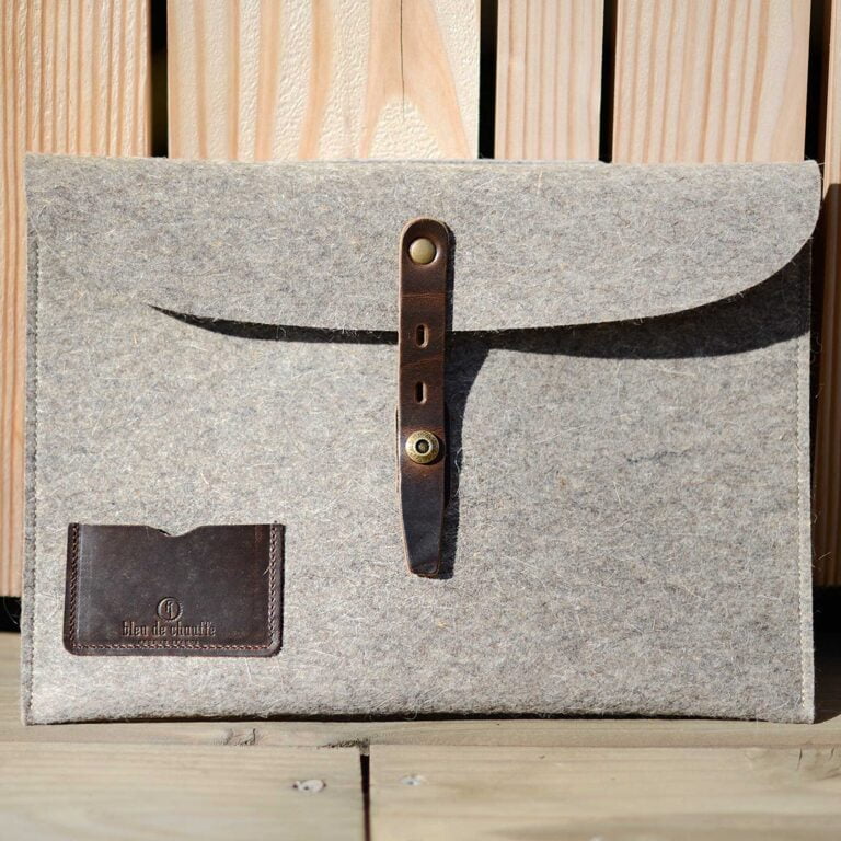 Bleu De Chauffe - Protection ordinateur Misha 15 - Feutre Naturel