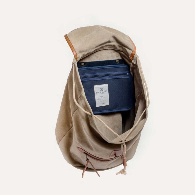 Bleu De Chauffe - Sac à dos Camp / Cuir Velours - Rock