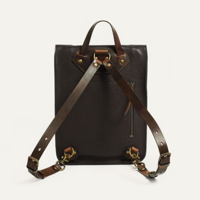 Bleu De Chauffe - Sac à dos Puncho - Marron Brun / Ligne Epure