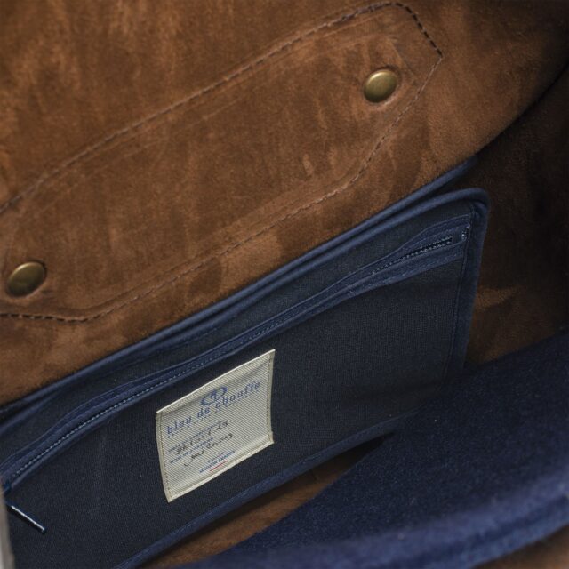 Bleu De Chauffe - Sac à dos Puncho - Marron Brun / Ligne Epure