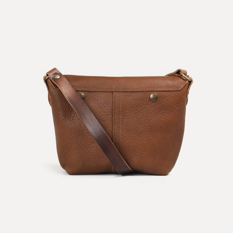 Bleu De Chauffe - Sac besace Louis - Brun ambré