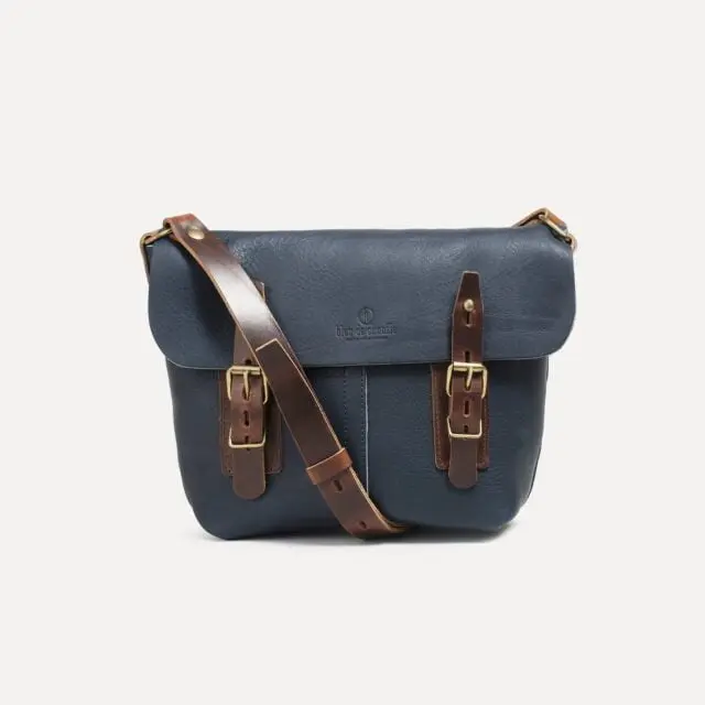 Bleu de Chauffe - Sac besace Louis – Bleu Marin