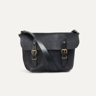Bleu de Chauffe - Sac besace Louis  Noir