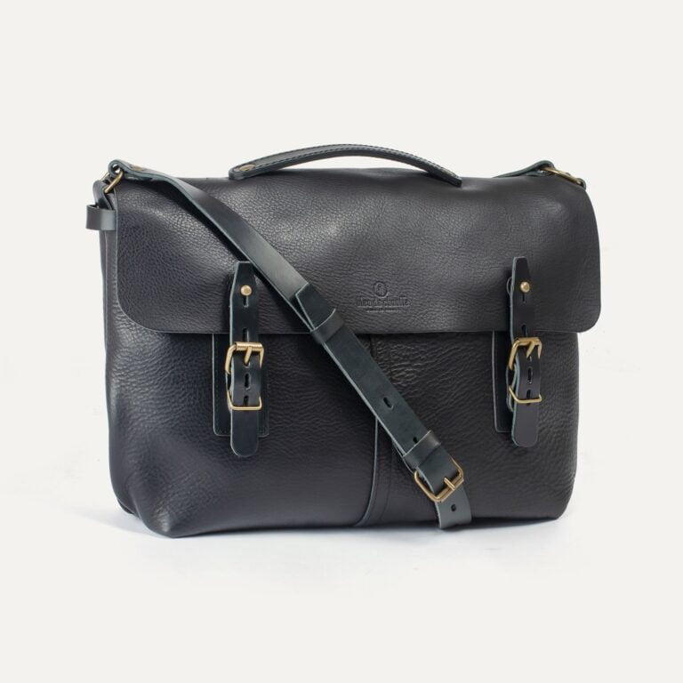 Bleu De Chauffe - Sac besace Lucien - Noir