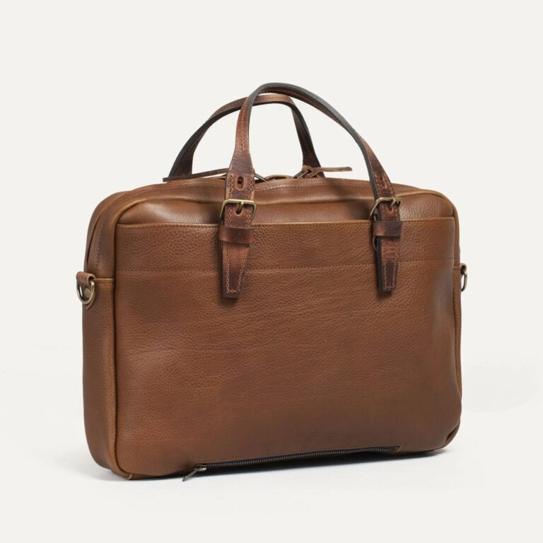 Bleu De Chauffe - Sac business Folder - Brun ambré
