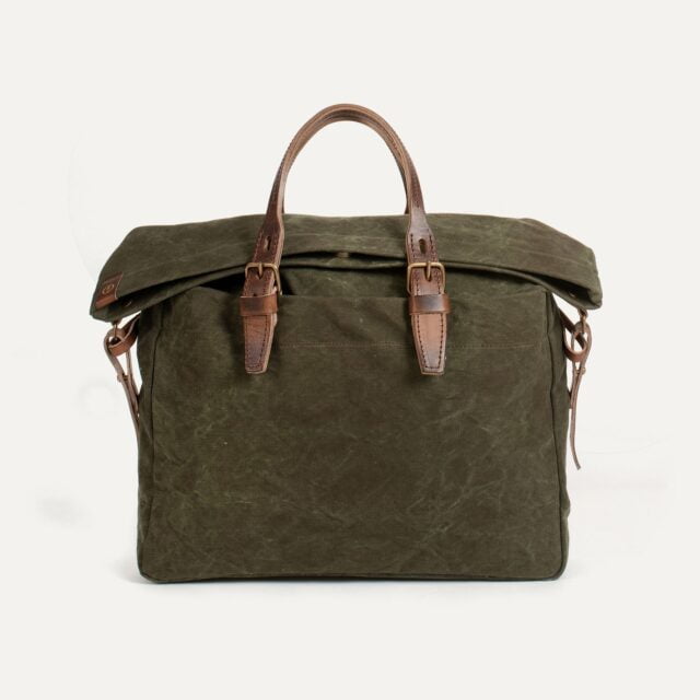 Bleu de Chauffe - Sac business Remix - Kaki foncé stonewashed - new