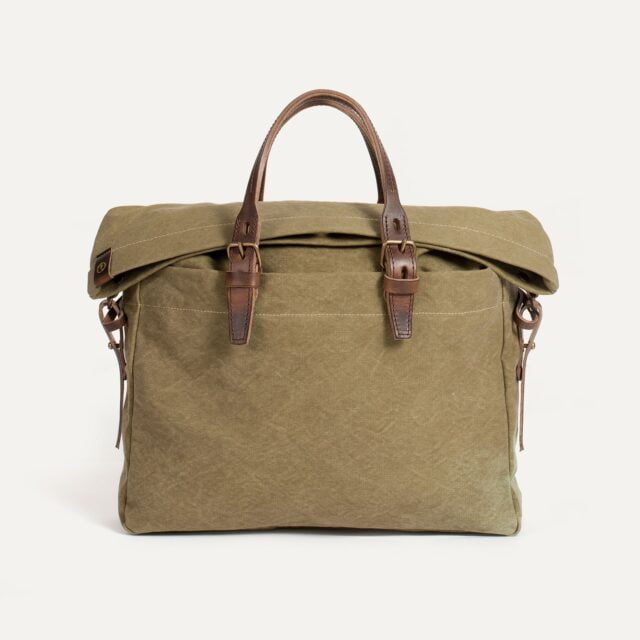 Bleu de Chauffe - Sac business Remix - Kaki US stonewashed - new