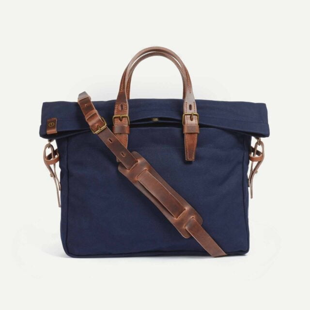Bleu de Chauffe - Sac business Remix - Bleu Marine Stonewashed - new