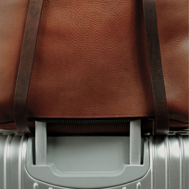 Bleu De Chauffe - Sac business Report - Brun ambré