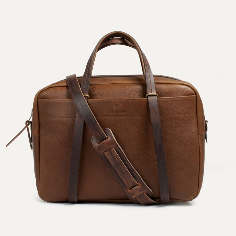 Bleu De Chauffe - Sac business Report - Brun ambré