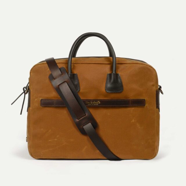 Bleu de Chauffe - Sac business Report - Cumin waxé - new