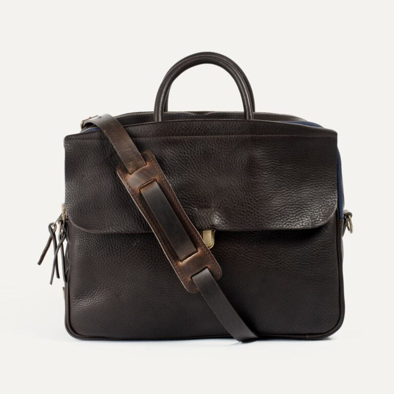 Bleu De Chauffe - Sac business Zeppo - Marron Brun
