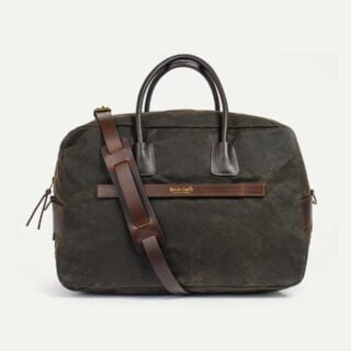 Bleu de Chauffe - Sac de voyage Zephir – Kaki waxé