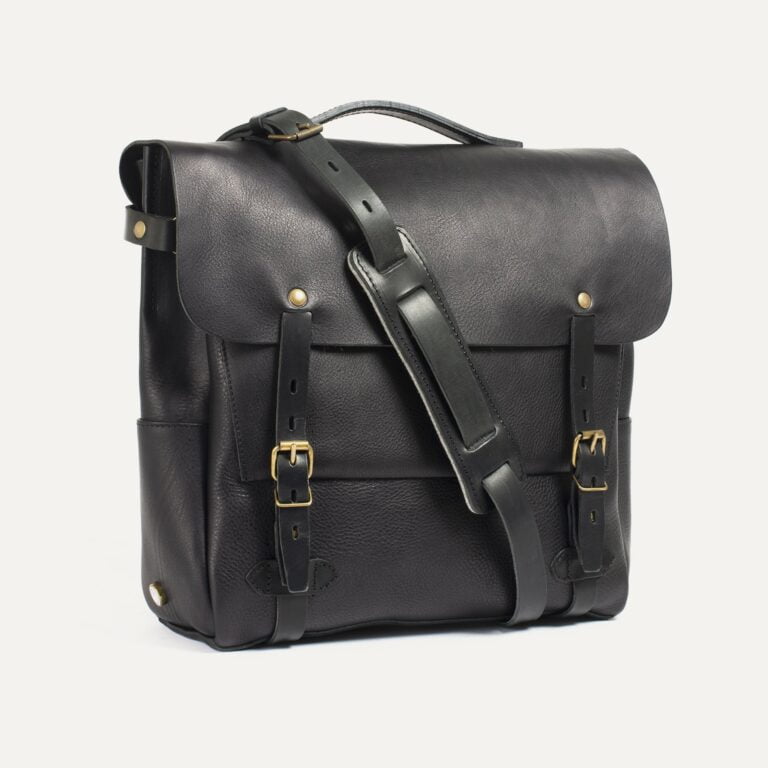Bleu De Chauffe - Sac Postier Eclair L - Noir