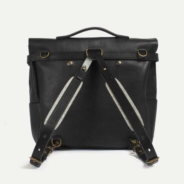 Bleu De Chauffe - Sac Postier Eclair L - Noir