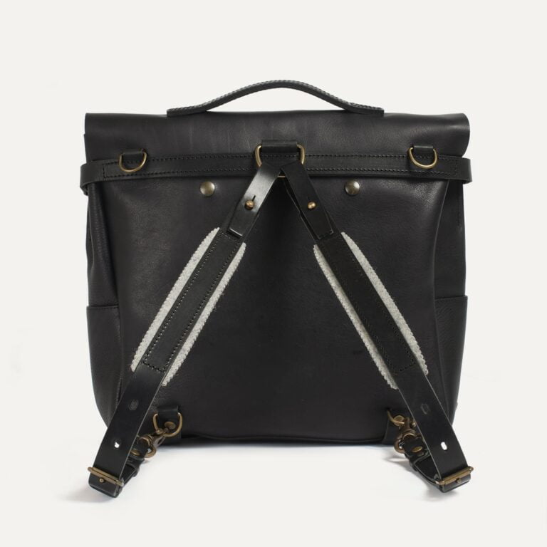 Bleu De Chauffe - Sac Postier Eclair L - Noir