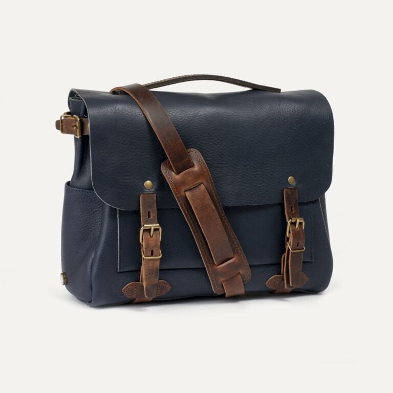 Bleu De Chauffe - Sac Postier Eclair M - Bleu Marin